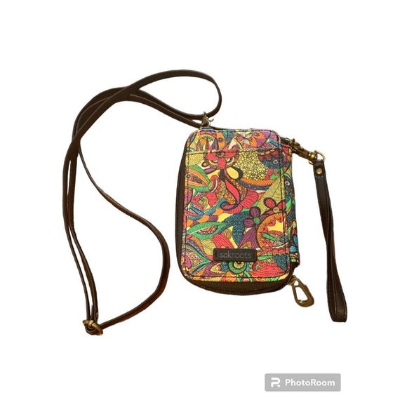 Sakroots Smartphone Crossbody Wristlet Phone Case Wallet - Picture 1 of 6